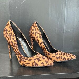Wild Diva Animal Print Heels